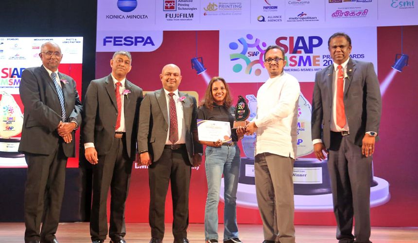 MSMEs Print Awards 2025 ceremony.
